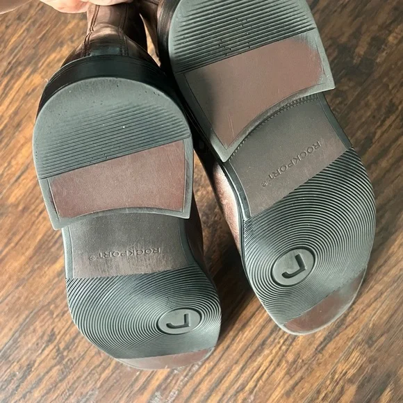 Rockport Men's Brown Leather Boots - Picture 10 of 12